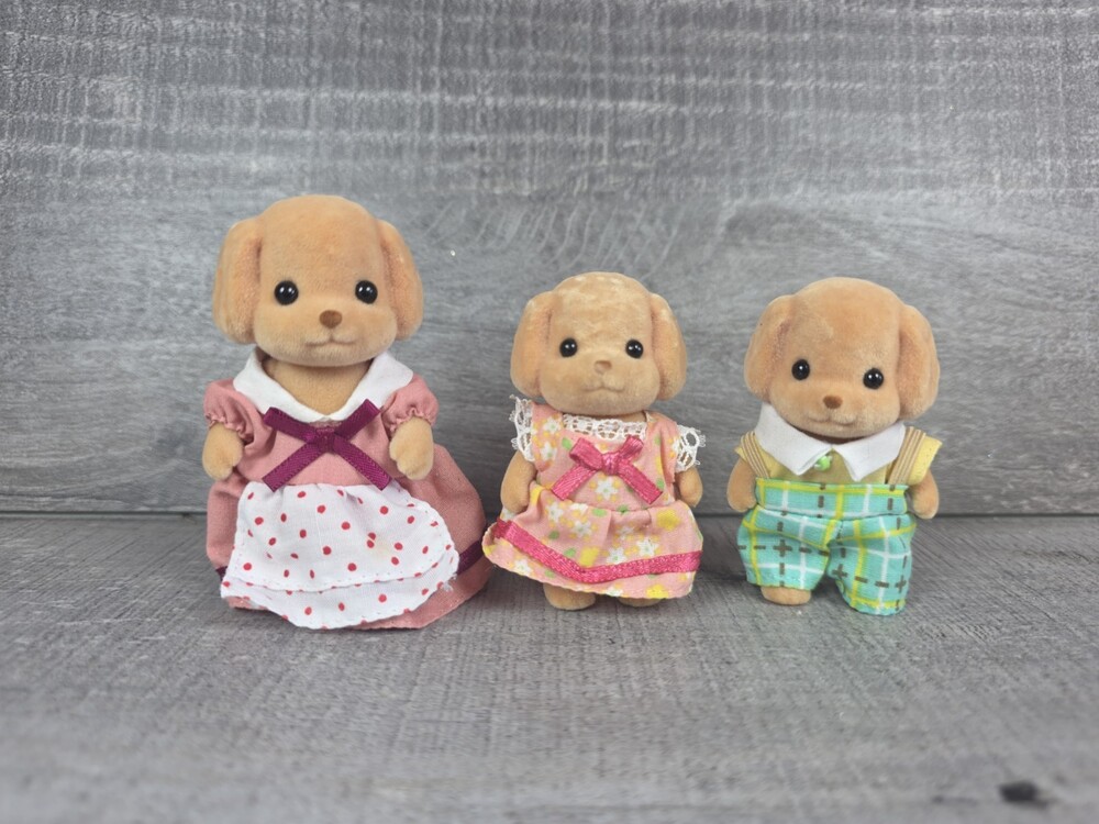 Sylvanian Families Poodle Set 3 Pieces Calico Critters Family b254